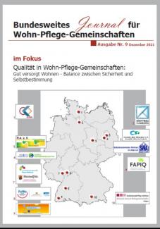 Titelblatt Bundesweites Journal für Wohn-Pflege-Gemeinschaften, Nr 9, 12/2021